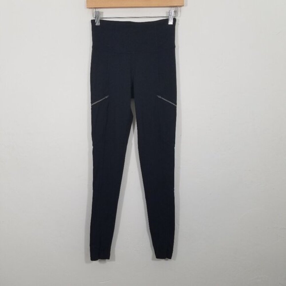 Athleta Leggings‎ with Zip Pockets Black Size XS